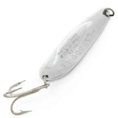 Luhr Jensen Krocodile #4, нікель/голограма, 19 г, блесна коливалка (колебалка) #22475