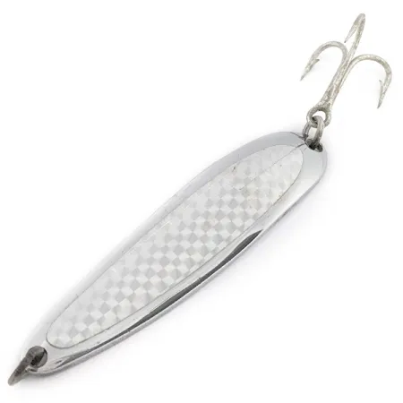 Luhr Jensen Krocodile #4, нікель/голограма, 19 г, блесна коливалка (колебалка) #22475