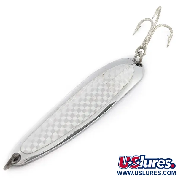 Luhr Jensen Krocodile #4, нікель/голограма, 19 г, блесна коливалка (колебалка) #22475