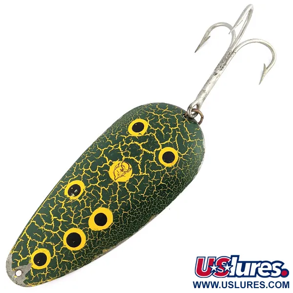  Lou J. Eppinger Dardevle 300 Series Huskie Devle, Frog, 91 г, блесна коливалка (колебалка) #22500