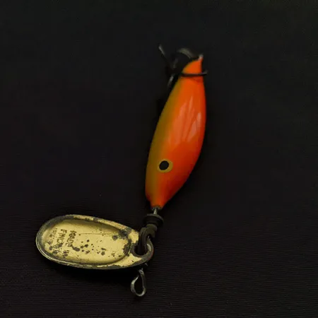 Blue Fox Super Vibrax Minnow Spin 1, Orange, 4, блешня оберталка (вертушка) #22503