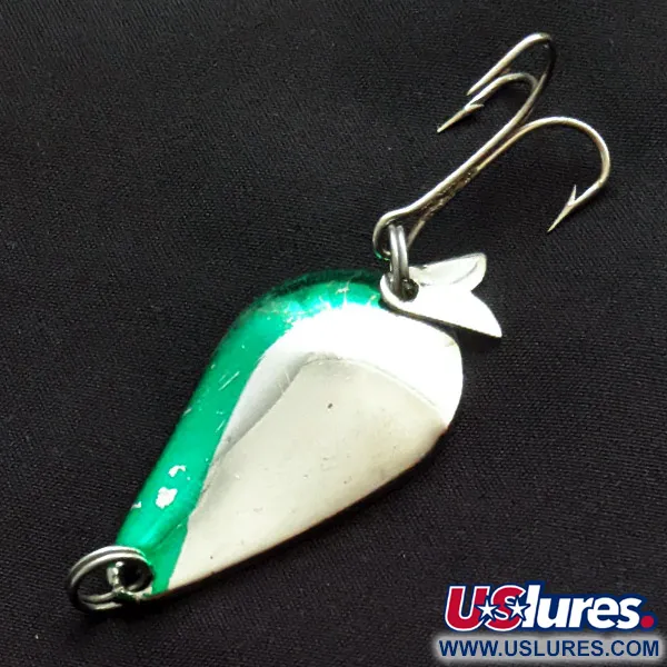 Acme K.O. Wobbler, нікель/зелений, 14 г, блесна коливалка (колебалка) #22518