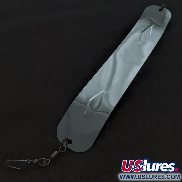  Luhr Jensen ABE & AL #8 Dodger Flasher, нікель, 35 г, блесна коливалка (колебалка) #22592