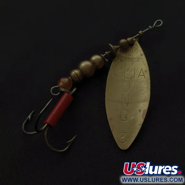 Mepps Aglia Long 3, латунь, 11 г, блешня оберталка (вертушка) #22594