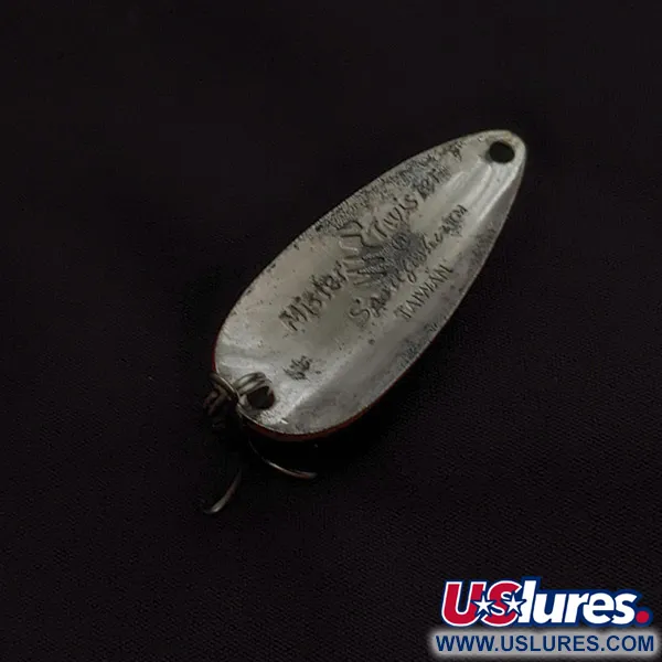 Mister Twister Sonic Spoon, червоний/чорний/нікель, 9 г, блесна коливалка (колебалка) #22602