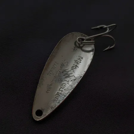 Mister Twister Sonic Spoon, червоний/чорний/нікель, 9 г, блесна коливалка (колебалка) #22602