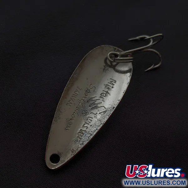 Mister Twister Sonic Spoon, червоний/чорний/нікель, 9 г, блесна коливалка (колебалка) #22602