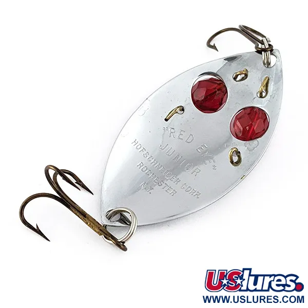 Hofschneider Red eye Junior, нікель/червоні очі, 13 г, блесна коливалка (колебалка) #22669