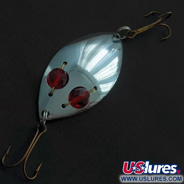 Hofschneider Red eye Junior, нікель/червоні очі, 13 г, блесна коливалка (колебалка) #22669