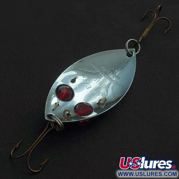 Hofschneider Red eye Junior, нікель/червоні очі, 13 г, блесна коливалка (колебалка) #22669