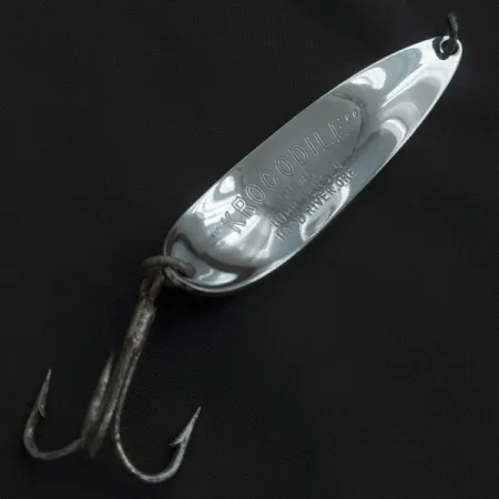 Luhr Jensen Krocodile #5, нікель, 28 г, блесна коливалка (колебалка) #22670