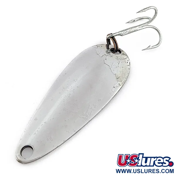  Worth Chippewa Steel Spoon, нікель, 6 г, блесна коливалка (колебалка) #22679