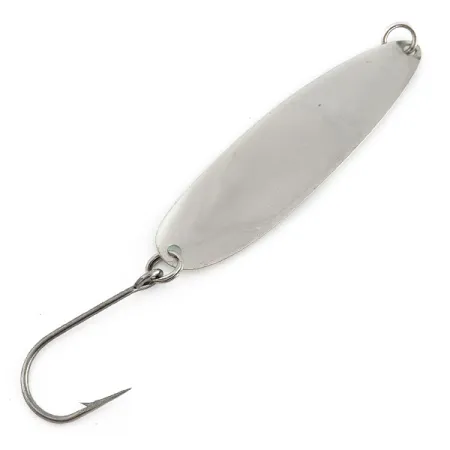 Luhr Jensen Coyote spoon Glow, нікель/білий/зелений Glow - світиться у темряві, 11 г, блесна коливалка (колебалка) #22683