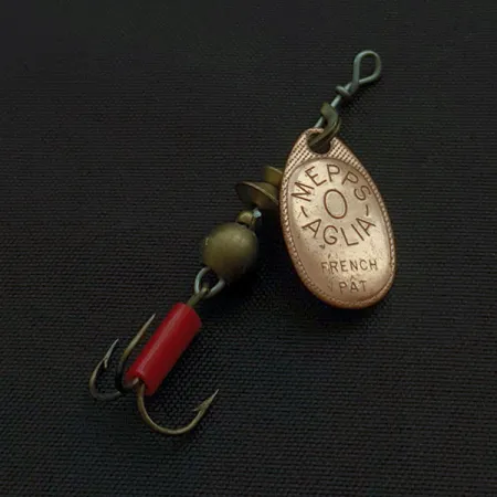 Mepps Aglia 0, мідь, 2,5 г, блешня оберталка (вертушка) #22709