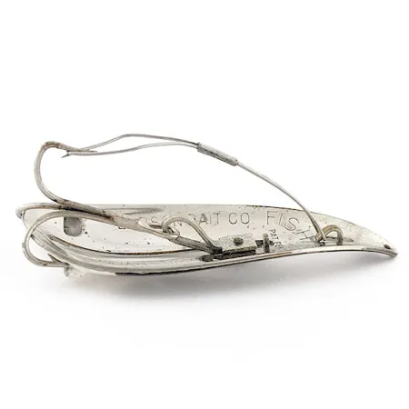 Weedless Bait  Fishtrap, нікель/білий/чорний, 14 г, блесна коливалка (колебалка) #22756