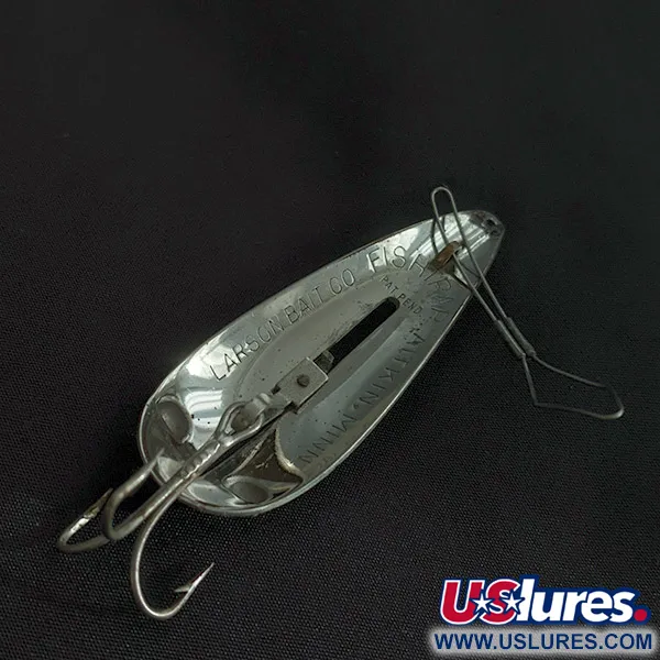 Weedless Bait  Fishtrap, нікель/білий/чорний, 14 г, блесна коливалка (колебалка) #22756