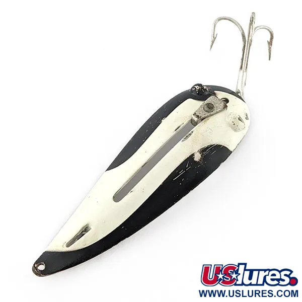 Weedless Bait  Fishtrap, нікель/білий/чорний, 14 г, блесна коливалка (колебалка) #22756