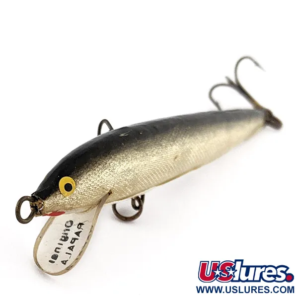 Rapala Original Floater F9 (Finland 1960 -х років), S (Silver), 4 г, воблер #22761