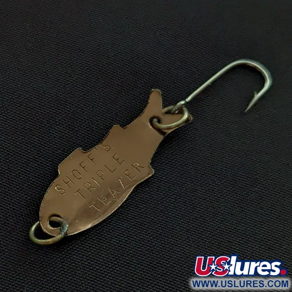 Shoff's Triple Teazer, мідь, 1,1 г, блесна коливалка (колебалка) #23448