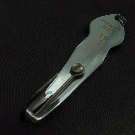 Tony Accetta Tony Acсetta Pet Spoon 15, нікель, 28 г, блесна коливалка (колебалка) #22773