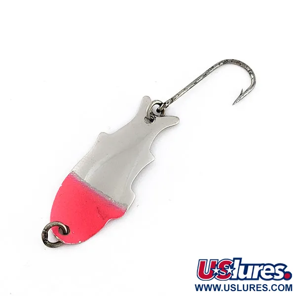 Shoff's Big Triple Teazer, нікель/червоний, 2 г, блесна коливалка (колебалка) #22777