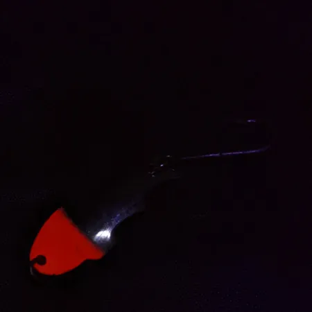 Shoff's Big Triple Teazer, нікель/червоний, 2 г, блесна коливалка (колебалка) #22777