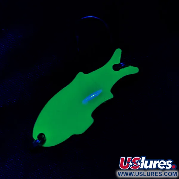  Shoff's Big Triple Teazer UV, білий перл/зелений UV, 2 г, блесна коливалка (колебалка) #22782