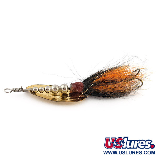  Musky Bucktail Spinner, gold, 21 г, блешня оберталка (вертушка) #22816