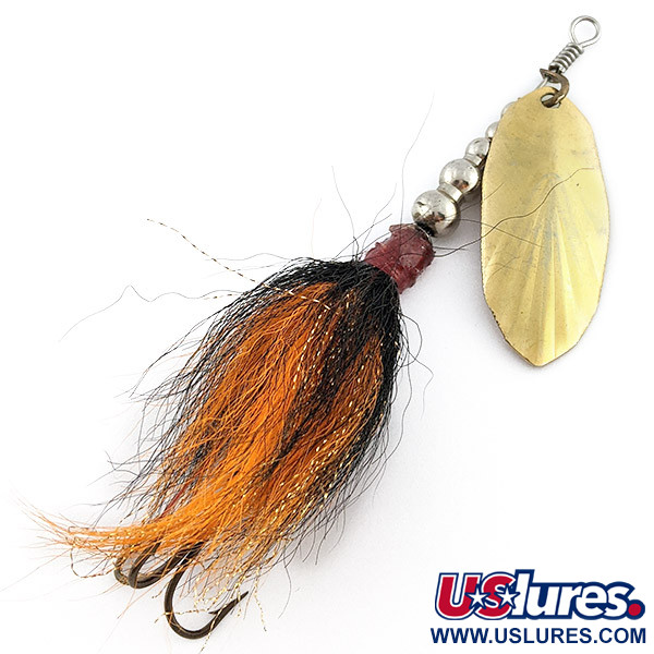  Musky Bucktail Spinner, gold, 21 г, блешня оберталка (вертушка) #22816