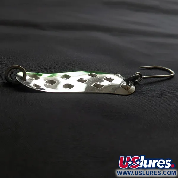 Luhr Jensen Alpena Diamond, нікель/зелений, 7 г, блесна коливалка (колебалка) #22840