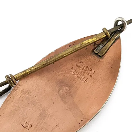 Pflueger Muskill 12, нікель/мідь, 45 г, блешня оберталка (вертушка) #22844