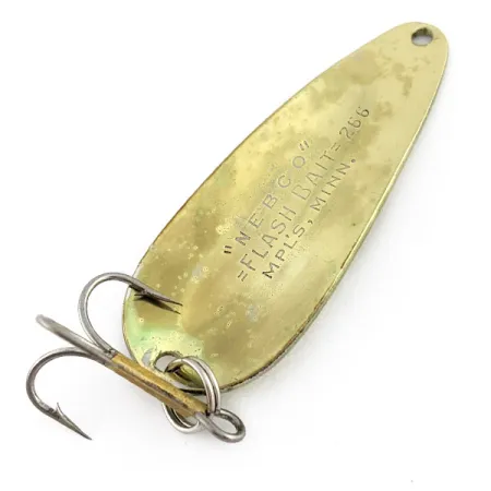 Nebco Flashbait 266, латунь, 10 г, блесна коливалка (колебалка) #22854