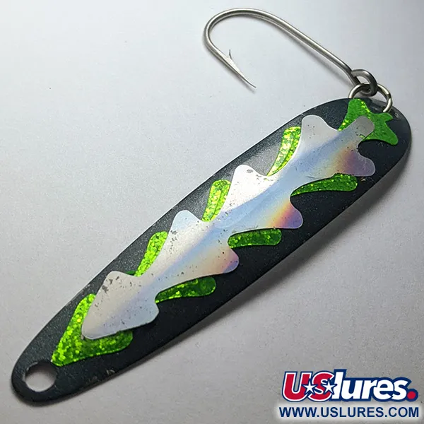 Stinger Michigan Flutter Spoon, чорний/білий/голограма, 8 г, блесна коливалка (колебалка) #22877