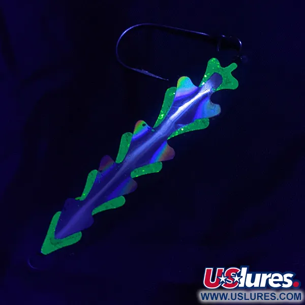 Stinger Michigan Flutter Spoon, чорний/білий/голограма, 8 г, блесна коливалка (колебалка) #22877