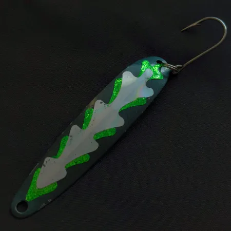 Stinger Michigan Flutter Spoon, чорний/білий/голограма, 8 г, блесна коливалка (колебалка) #22877