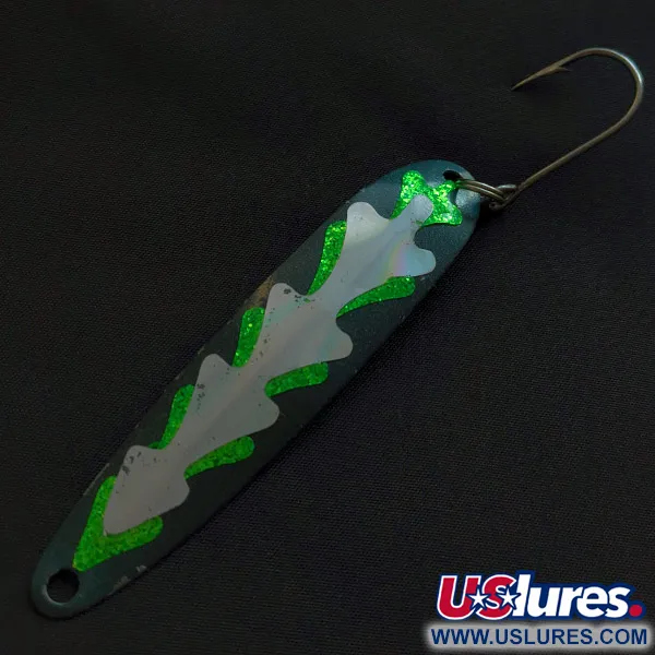 Stinger Michigan Flutter Spoon, чорний/білий/голограма, 8 г, блесна коливалка (колебалка) #22877