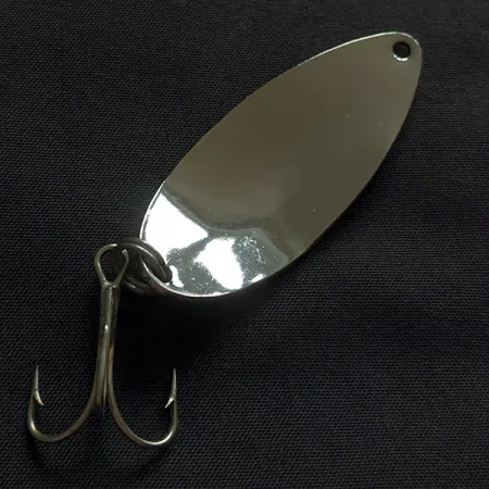 Acme Little Cleo bubbles, нікель/зелений, 11 г, блесна коливалка (колебалка) #22888