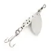  Glen Evans Shyster, нікель/білий, 3,5 г, блешня оберталка (вертушка) #22896