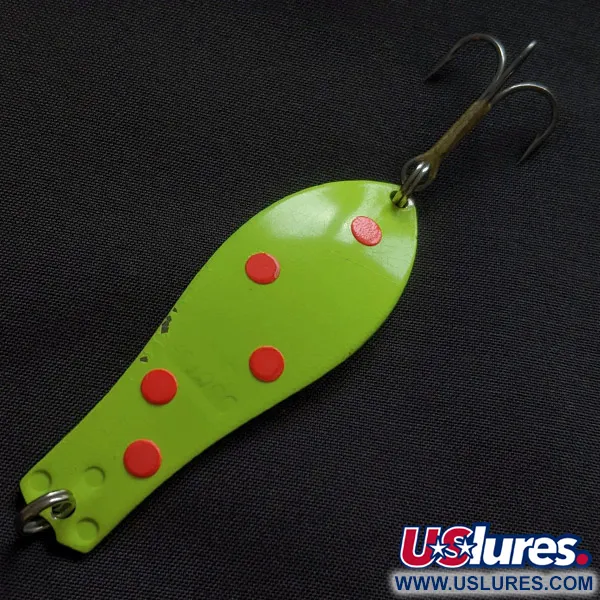 Prescott Spinner Little Doctor 265, нікель/червоний/шартрез, 10 г, блесна коливалка (колебалка) #22913