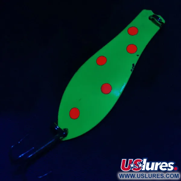 Prescott Spinner Little Doctor 265, нікель/червоний/шартрез, 10 г, блесна коливалка (колебалка) #22913