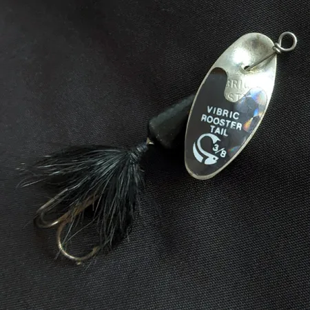 Yakima Bait Worden's Vibric Rooster Tail, silver/black, 11 г, блешня оберталка (вертушка) #22921