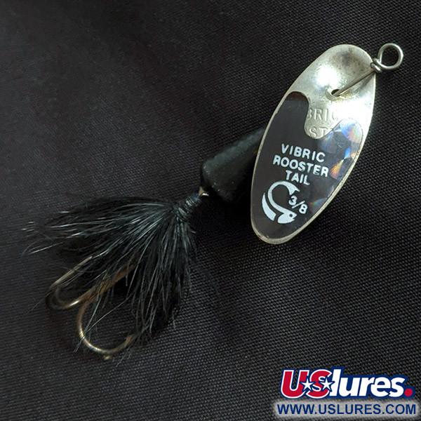 Yakima Bait Worden's Vibric Rooster Tail, silver/black, 11 г, блешня оберталка (вертушка) #22921