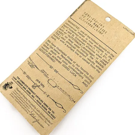 Luhr Jensen Manistee 2 Glow, помаранчевий/білий Glow, 7 г, блесна коливалка (колебалка) #22973