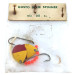  Gusto Dixie Spinner, червоний/жовтий, 2 г, блешня оберталка (вертушка) #22975