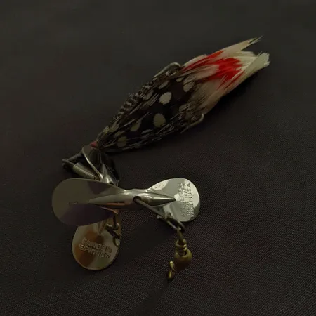 Pflueger Tandem Spinner 1, нікель/червоний, 10 г, блешня оберталка (вертушка) #22992