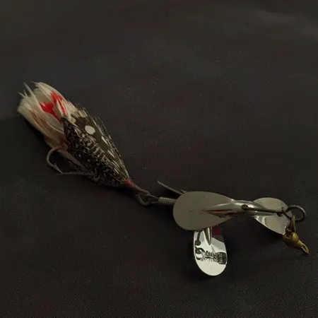 Pflueger Tandem Spinner 1, нікель/червоний, 10 г, блешня оберталка (вертушка) #22992