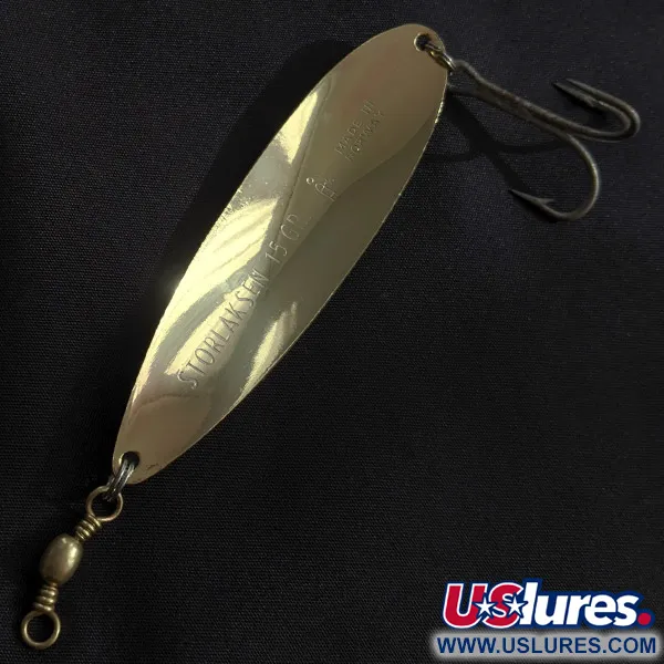  Sølvkroken Storlaksen, gold, 15 г, блесна коливалка (колебалка) #22996