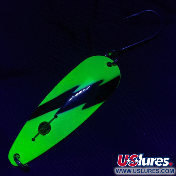 Red Eye Lures Red Eye Evil Eye UV (світиться в ультрафіолеті), жовтий/чорний, 6 г, блесна коливалка (колебалка) #23000