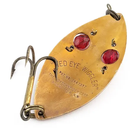 Hofschneider Red Eye Wiggler, бронза, 25 г, блесна коливалка (колебалка) #23004