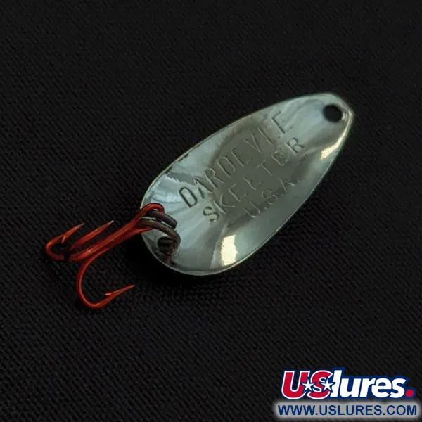 Eppinger Dardevle Skeeter, нікель, 1 г, блесна коливалка (колебалка) #23027